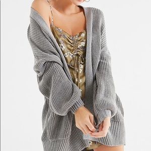 Urban Outfitters BDG Dark Grey Knit Cardigan